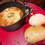 川越薪火料理 in the park - オニオングラタンスープ