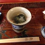 魚正 - 山葵の効いた吸い物