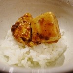 クロモリ - 夜：麻婆豆富（もちろんご飯を頂いて）