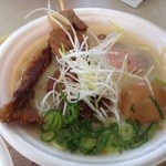 中村商店 - ラーメンEXPO2014「ハイブリッド青森シャモロック白湯ラーメン」