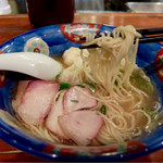 支那そば 八雲 - 201412 シコシコした細麺