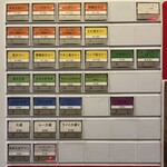 カリーライス専門店エチオピア - 券売機メニュー