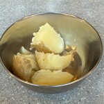 カリーライス専門店エチオピア - 崩してカリーの具材スタンバイ