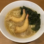 朝ラーメン 浜堂六九 - 正月限定エビラーメン