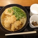 いぶきうどん - とり天かけといりこ