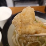 いぶきうどん - とり天