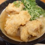 いぶきうどん - とり天かけ