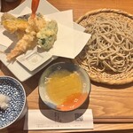 そば酒房ひぐらし - 年越し海老天ざる蕎麦