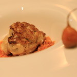 連理 - 「白子のムニエル 桜海老のクーリーを添えて」