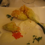 Hotel d’Inghilterra - 花ズッキーニ包み帆立のクリーム