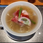 麺家 たけ田 - 霜降和牛といくらの塩らーめん