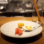 スガハラ - タレッジョチーズ & 紅芯大根 & 磨宝卵