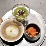 北海道焼肉 北うし - 前菜３種