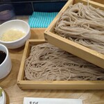 中村麺兵衛 - 2枚もり 950円 揚げ玉 無料