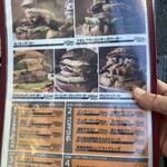 BurgerCafe honohono - メニュー