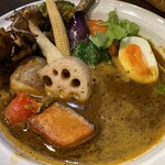 スープカレー 匙と香 - ゴロゴロ野菜