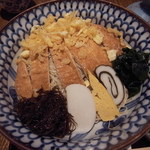 宮城野 - “金色 (油揚げ・揚げ玉)” おそば大盛り