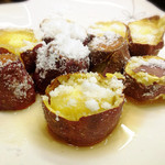 みょうが屋 - 名前を失念。お砂糖とブランデーに絡めていただくのだそうです。