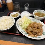 日高屋 - 料理写真:生姜焼き定食