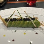 ラトリエ ドゥ ジョエル・ロブション - キャビアも載っていて、綺麗。