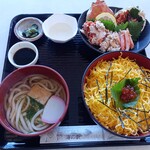 城崎街道 海の駅 - せこがに丼（小うどん付）