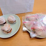 大岡屋製菓舗 - 市田柿きんとん　と　花びら餅