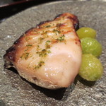 日本料理 晴山 - お魚はメダイです。柚子七味でピリッと仕上げています。