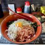 黒潮金剛 どろめ - 料理写真:桜えびしらす3種丼 
（生しらす・釜揚げしらす・桜海老）味噌汁付き