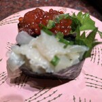 回転寿司根室花まる - 本日のネタ切り落とし軍艦