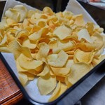 日本料理 武蔵野 - 余談ですが　義父が揚げてくれる　
      　くわいチップスがめちゃくちゃ美味しい!!