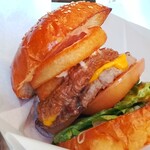 ハリーズジャンクション - ハリーズバーガー＠包み紙に移して