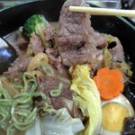 なにや - 牛すき焼き麺2500円