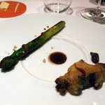 アキュイール - 鮑とアスパラガス