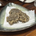 ふくろう亭 - モズクの天麩羅