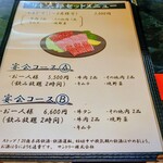 焼肉食堂 リキ太郎 - メニューです。