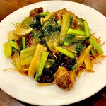 湖南人家 - 牛バラ肉焼きそば1,320円①