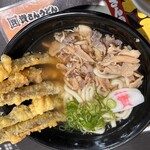 資さんうどん - これはかしわごぼ天うどん