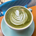 aozora coffee stand - 抹茶ラテ