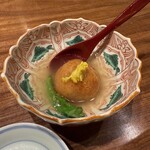 お酒と博多小皿 たなかだ - つみれ？(コース料理)