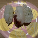 もりもり寿し - たこ三点盛り