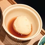 いただきますとごちそうさま - 安納芋と豆腐を裏ごしした優しい甘さ。