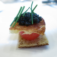Jean-Georges Tokyo - 卵黄　ブリオッシュ　キャビア