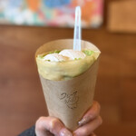 クレープ えんどう - ずんだ生クリーム