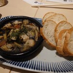 酒と肴と牡蠣 有と無 - 