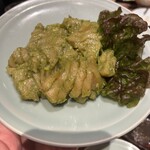 焼肉 静龍苑 - ⑤バジルミノ（裏メニュー）