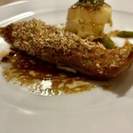 敷島定山渓別邸 - かすべの香草パン粉焼き