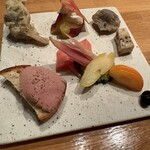 ミートマン - 前菜盛り合わせ