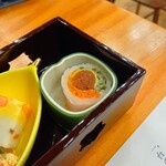 黒部サンバレーホテル - 前菜（柿の絹田巻）