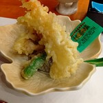 黒部サンバレーホテル - 天婦羅（海老、舞茸、獅子唐