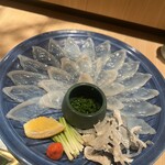 旬楽館 - ふぐさし(1人前)